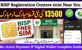 BISP registration centre 2026 for families in Pakistan