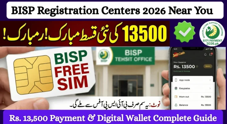 BISP registration centre 2026 for families in Pakistan